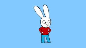 Gif animé Bon lundi lapin